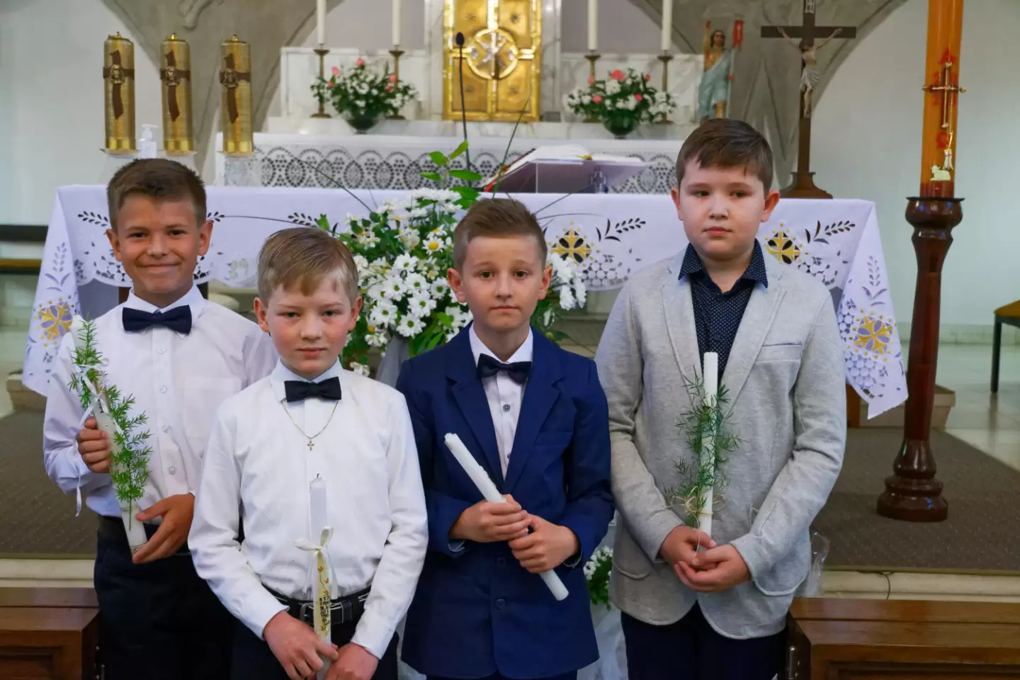 První svaté přijímání dětí v Tasovicích